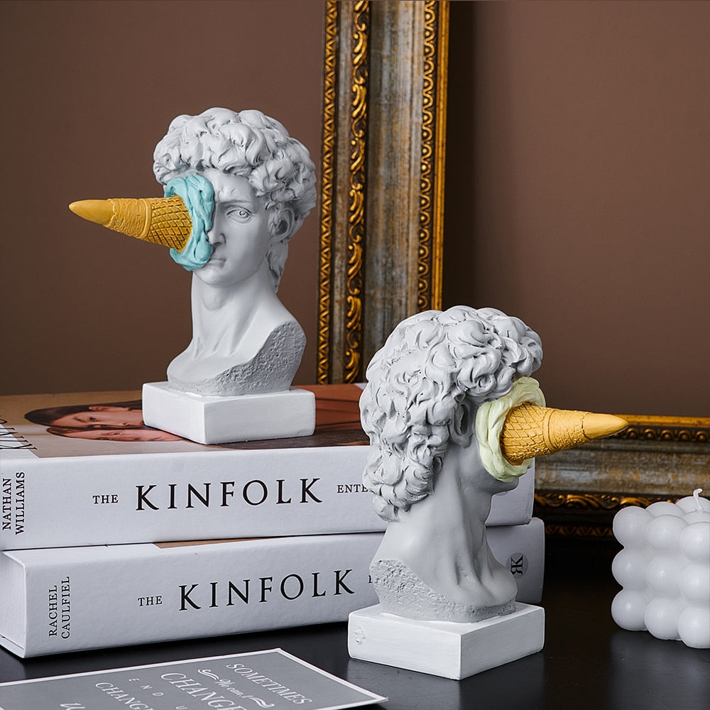 David's Ice Cream Art Figurine