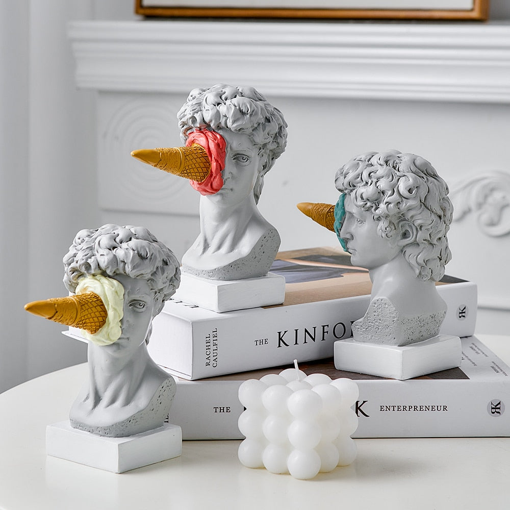 David's Ice Cream Art Figurine