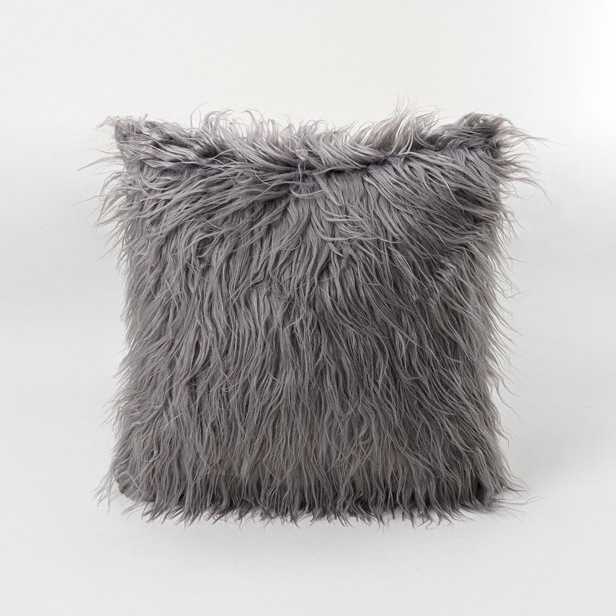 Mongolian Lamb Faux Fur Pillow Cover