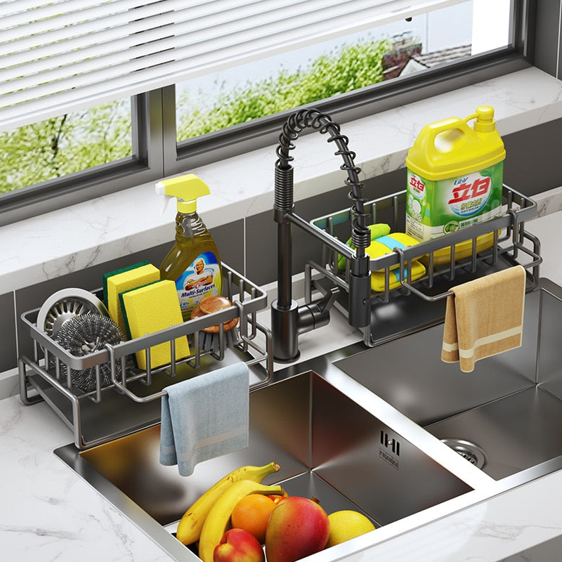 Stainless Steel Kitchen Sink Caddy