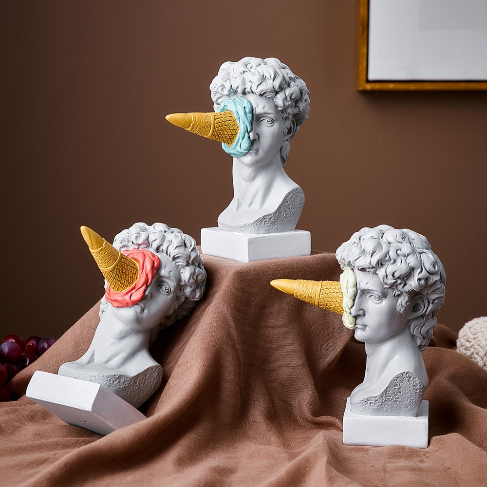 David's Ice Cream Art Figurine