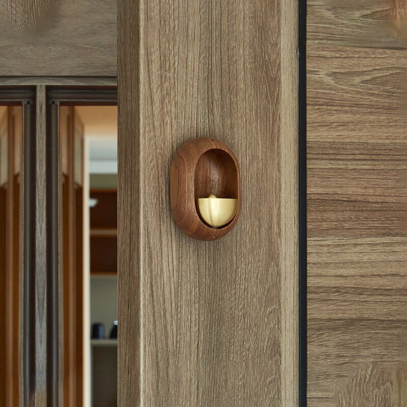 Japandi Wooden Doorbell