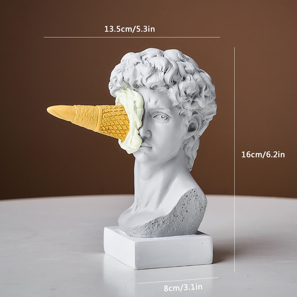 David's Ice Cream Art Figurine