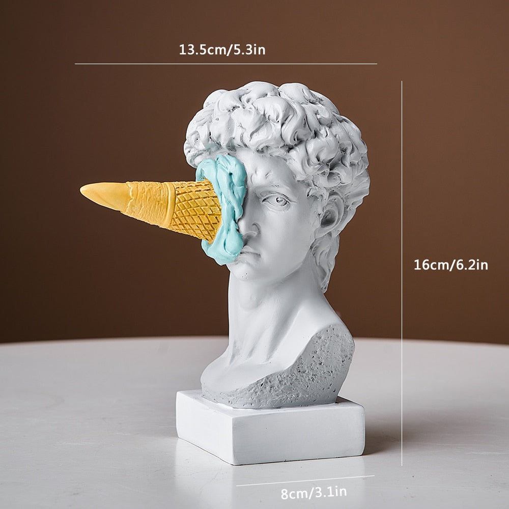 David's Ice Cream Art Figurine