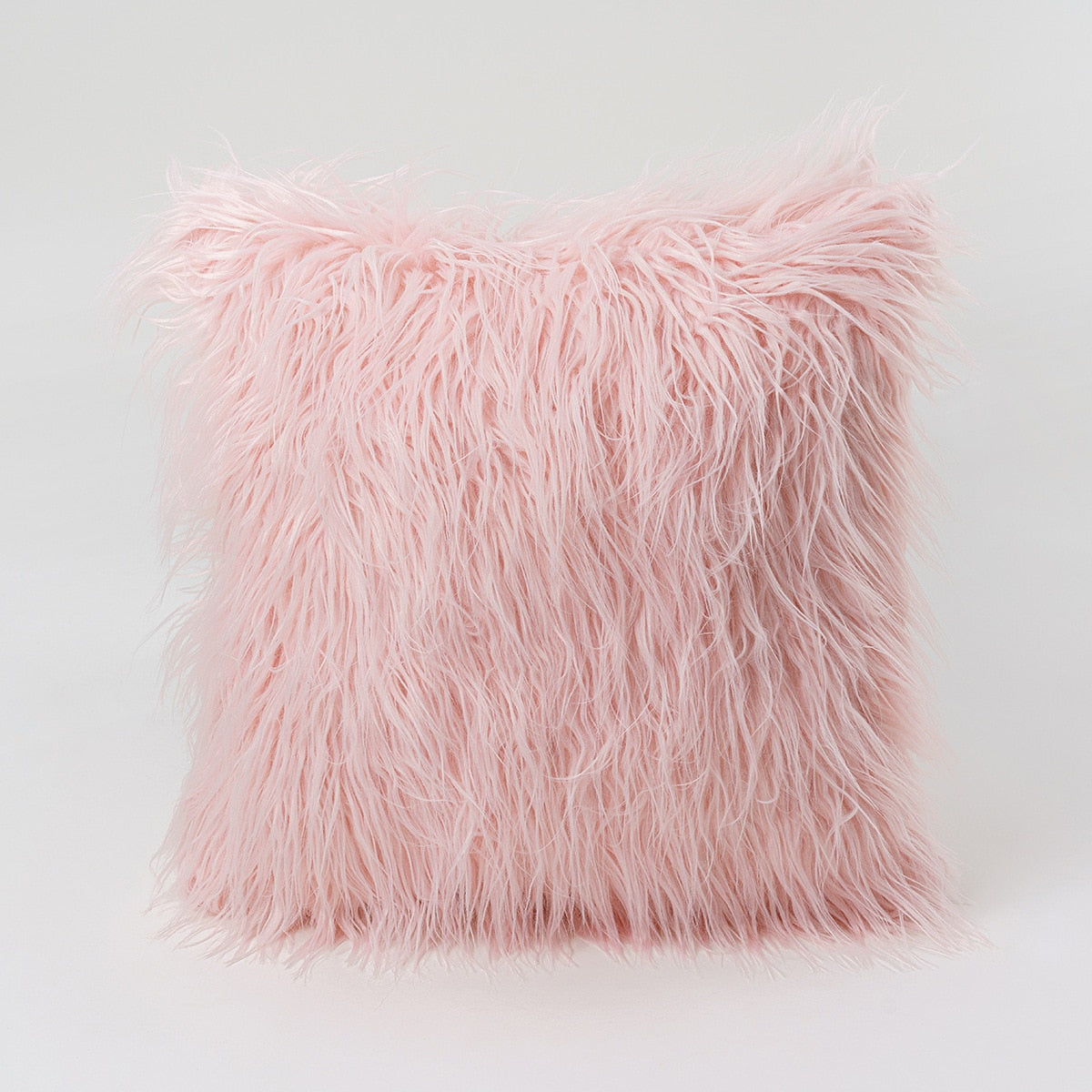 Mongolian Lamb Faux Fur Pillow Cover