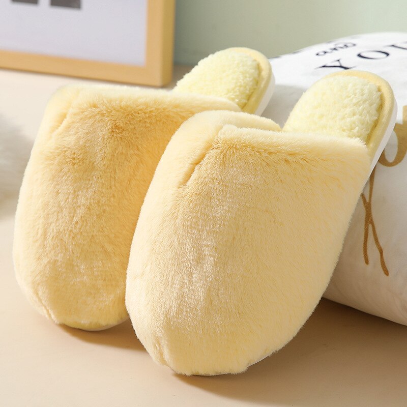 Extra Fluffy Plush Slippers