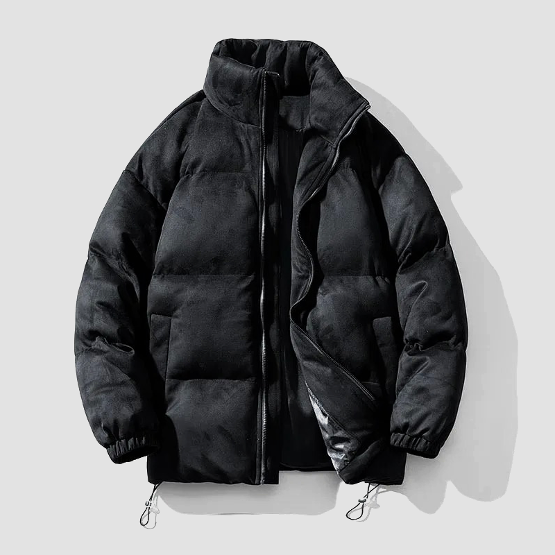 Ocean Paris Suede Puffer Jacket