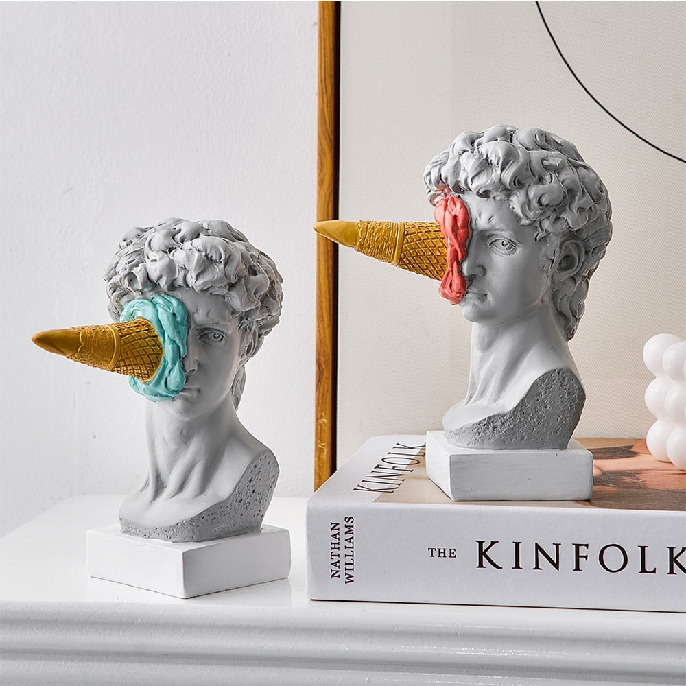 David's Ice Cream Art Figurine