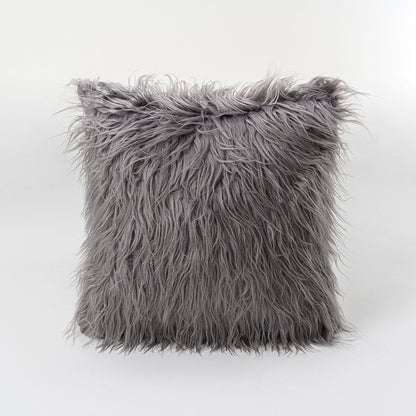 Mongolian Lamb Faux Fur Pillow Cover