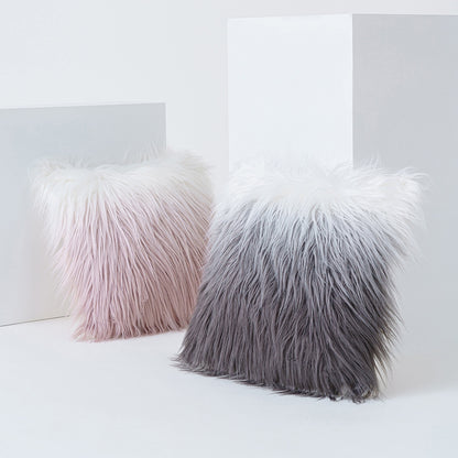 Mongolian Lamb Faux Fur Pillow Cover