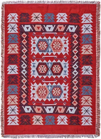 Aztec Throw Camping Blanket