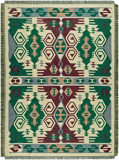 Aztec Throw Camping Blanket